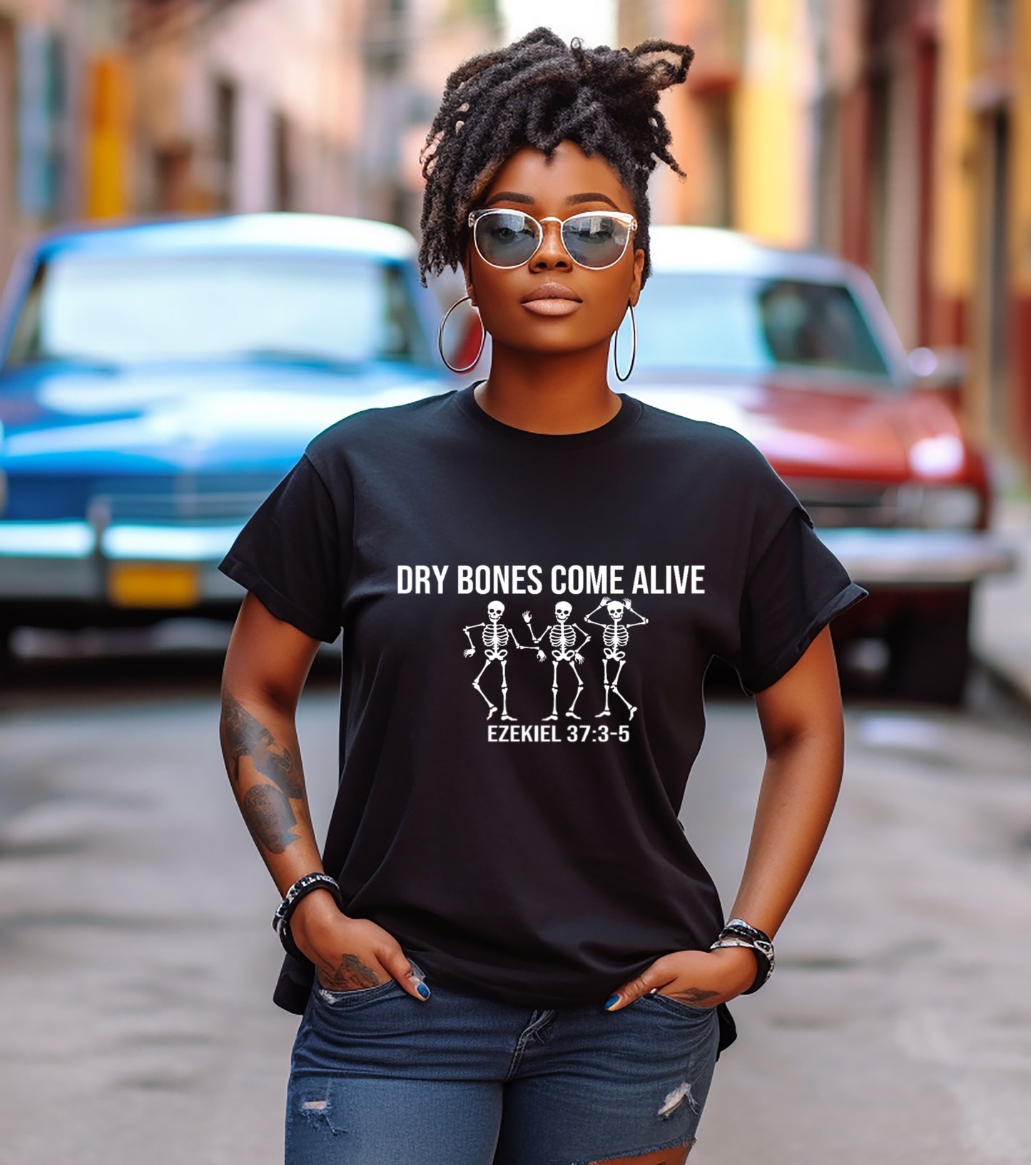 Dry Bones Come Alive Statement Tee