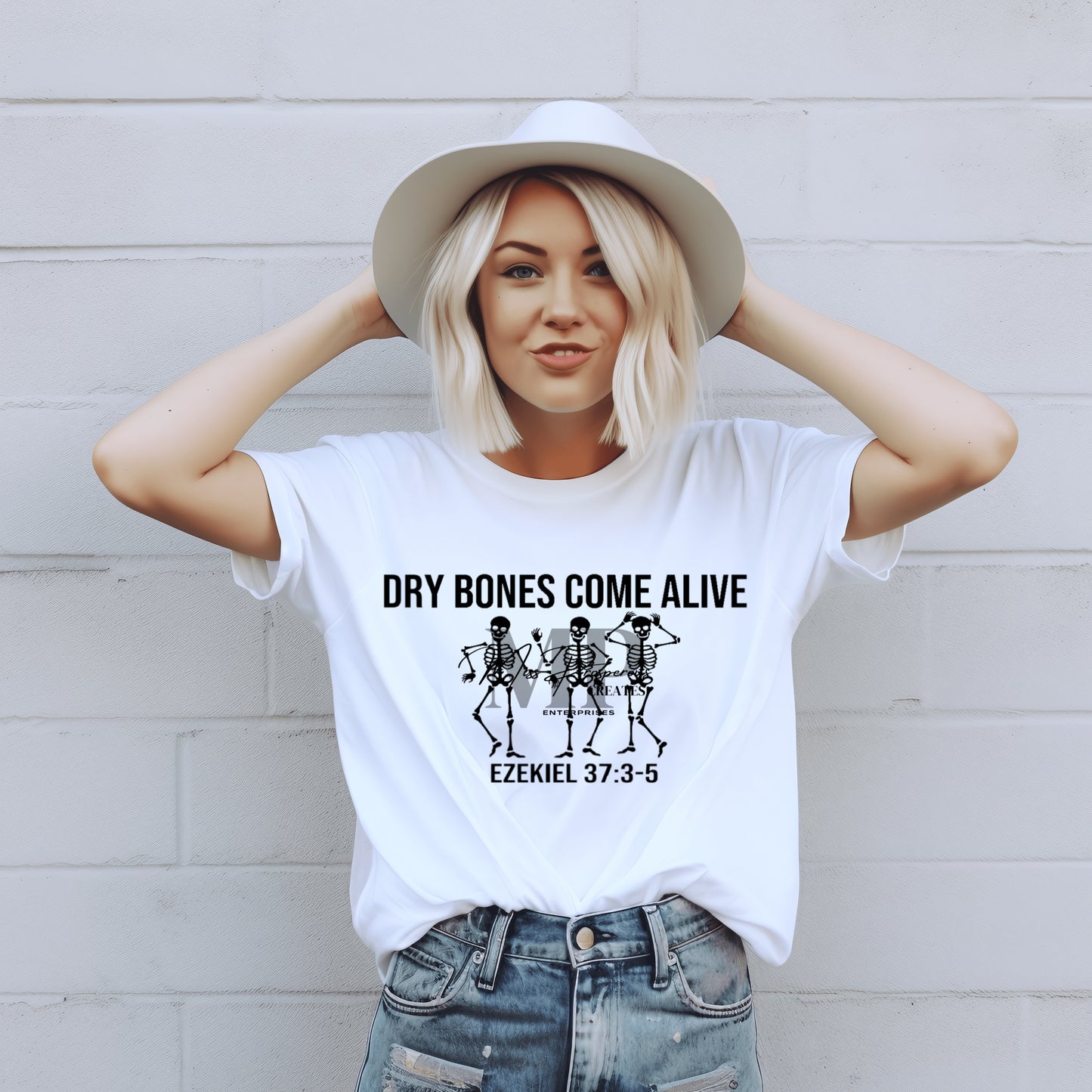 Dry Bones Come Alive Statement Tee