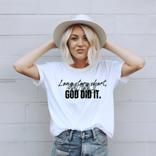 Long story short, GOD DID IT