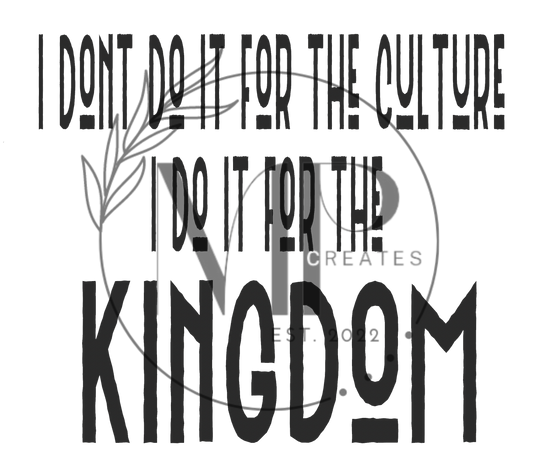 Do it for the Kingdom PNG
